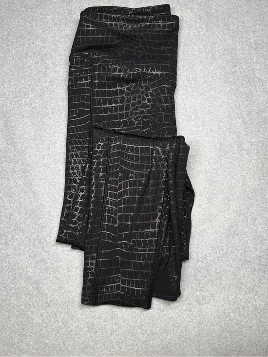 PINK Victoria's Secret Pants - PINK Victoria's Secret Black Croc-Print Leggings